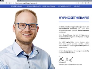 Businessportrait auf Startseite