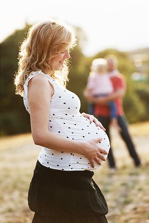 Mama mit Babybauch