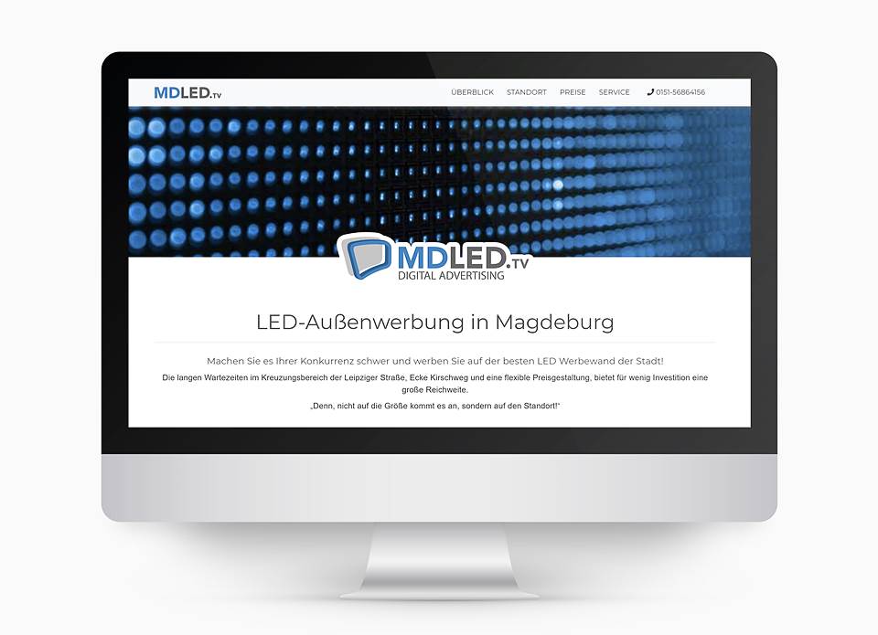 neue Internetseite von MDLED.tv